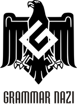 Grammar Nazi emblem